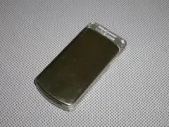 シルバー 折りたたみ式携帯電話 本体