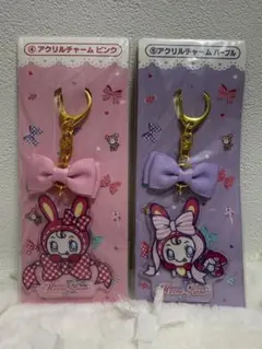 メゾピアノ 一番くじ ④⑤ アクリルチャームピンク・パープルセット
