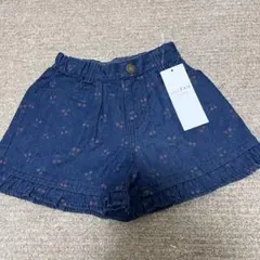 ショートパンツ　デニム　さくらんぼ　ハート　anyFAM 100
