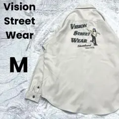 Vision Street Wear　ビックシルエット　シャツ　刺繍