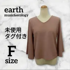 古着(未使用品)　袖フレア　ブラウス　Fサイズ　earth　H85-1313-4のサムネイル