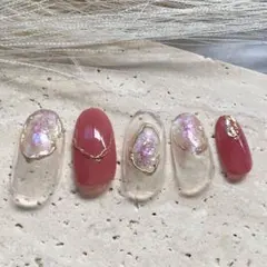 【 no.127 】ピンクちゅるんニュアンスネイル