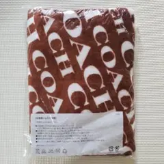 COACH ブランケット　ノベルティ　非売品　コーチ　ふわふわ　肩掛け　ひざ掛け