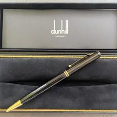 【廃番】dunhill ダンヒル サイドカー スリム ブラックボールペンのサムネイル