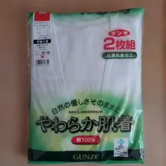 GUNZE やわらか肌着 2枚組 Mサイズ