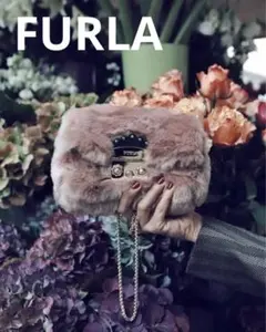 FURLA フルラ　ファー　バッグ
