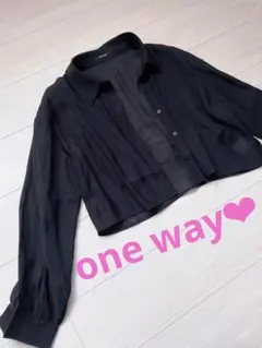 one way❤︎シャツトップス
