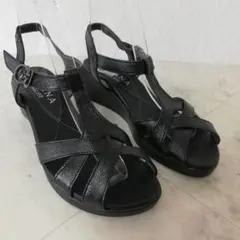 美品!!DIANA WELL FIT ダイアナ 本革 サンダル Mのサムネイル
