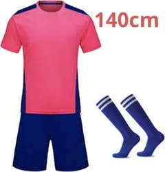 キッズ サッカーウェア 3点セット ジャージ ソックス付 140cm 上下セット