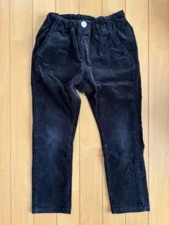 BREEZE 黒 コーデュロイ ロングパンツ 120㎝