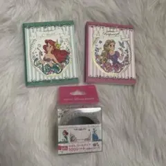 東京ディズニーリゾート メモ用紙 付箋メモ　アリエル ラプンツェル