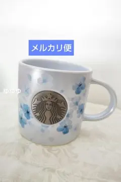 スタバ マグメダル エアリーブルー さくら 2026 マグカップ 青 パール 桜