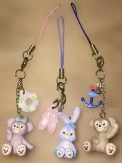 ディズニーリゾート ダッフィー＆シェリーメイ ステラルー ストラップ