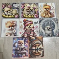 パネル生地　ポメラニアン②