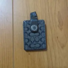 COACH ロゴ入り キーホルダ　コーチ　 モノグラム柄 かなり古い