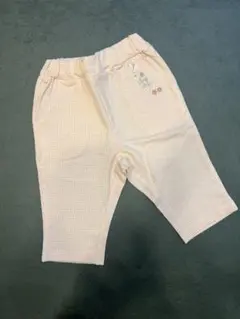 90サイズ ピンク チェック柄 ハーフパンツ 〈週末限定値引き〉