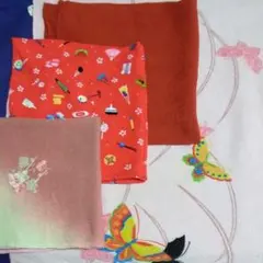 ちりめん風呂敷とふくさ3枚
