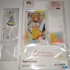 学マス　スタンド付アートアクリルプレートvol2/一番くじ アクスタ　藤田ことね