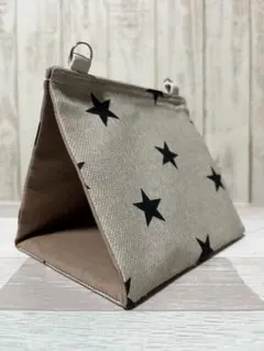 春夏用バードテント　普通サイズ　星柄ブラウン