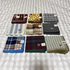 【新品タグ付き】ヴィヴィアンウエストウッド　メンズハンカチ　チェック　幾何学模様