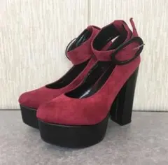 新品未使用　GRL　ストラップ付き太ヒールパンプス　♢即日発送も可能♢