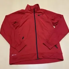 NIKE ジャージ上L トラックジャケットナイキ　赤DRI-FIT