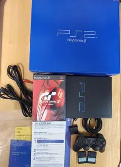 プレイステーション2本体+ソフト&攻略データ付き(グランツーリスモ3)