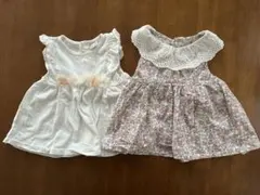 プティマイン　ワンピース2点セット　 80サイズ