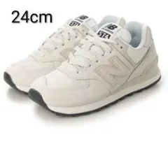 ニューバランス 白スニーカー‎24.0cm