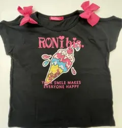 RONI bis. アイスクリームTシャツ 黒のサムネイル