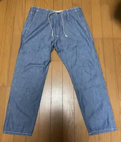 ★美品★LEE（リー）デニムパンツ ジーンズ ネイビー 紺 薄手【M】