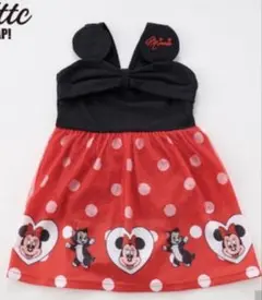 新品 LITTC(リトシー)ディズニープリンセス ミニー 水着 120 しまむら
