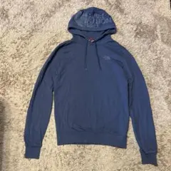 美品★Sサイズ★THE NORTH FACE フードロゴ パーカー ブルー