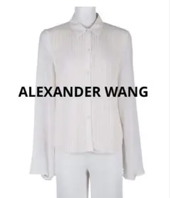 ALEXANDER WANG シルクシアープリーツブラウス　ケープのサムネイル