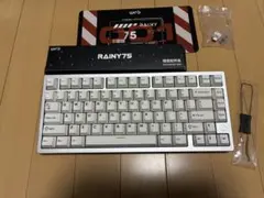WOBKEY Rainy75 RT Liteナチュラルグレー＋キーキャップ付き - メルカリ