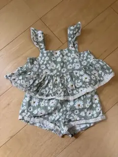 花柄　トップス＆ショーツセット　セットアップ