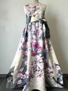 2454 着物 リメイク ドレス ワンピース - メルカリ