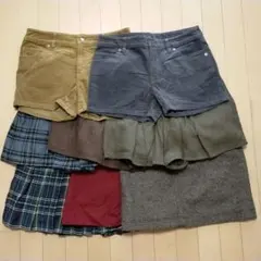 Mサイズ ショート丈ボトムス ８枚セット