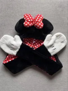 ディズニー ミニー マフラーキャップ ファンキャップ