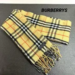 BURBERRY ラムウール ノバチェック マフラー イングランド製