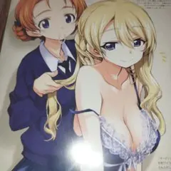 ガールズ＆パンツァー 　ダージリン オレンジペコ　額装　B5サイズ