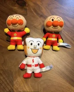 アンパンマン しょくぱんまん キーホルダー ぬいぐるみ マスコット