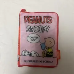 PEANUTS スヌーピー&チャーリーブラウン　BOOK型ポーチ