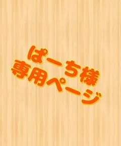 ぱーち様専用ページ