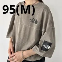 韓国限定☆ THE NORTH FACE ロゴ ステッチ Tシャツ ブラウン M