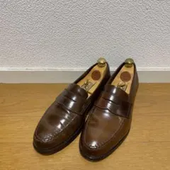 クロケットアンドジョーンズ Harvard コードバン 7.5 ダークブラウン 