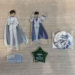 名探偵コナン 怪盗キッド グッズ 3点セット　アクリルスタンド／缶バッジ