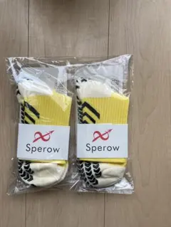 イエロー２足 サッカーソックス グリップソックス 滑り止め スポーツ