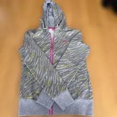 PUMA ゼブラ柄 フード付きパーカー M