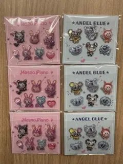 ナルミヤ セブンイレブン メゾピアノ エンジェルブルー ぷっくりシール